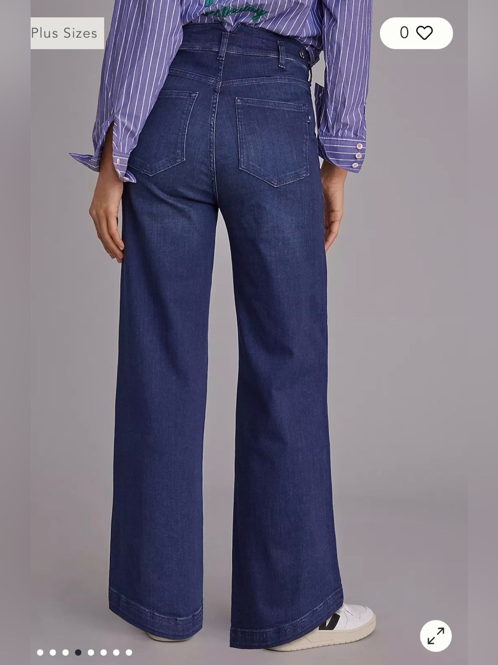 The Pier Relaxed Trouser Jeans Pilcro Anthropologie NWOT Size 16W Plus $138 - Picture 4 of 16